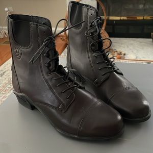 Ariat Heritage Lace Up Paddock Leather Riding Boots 7.5